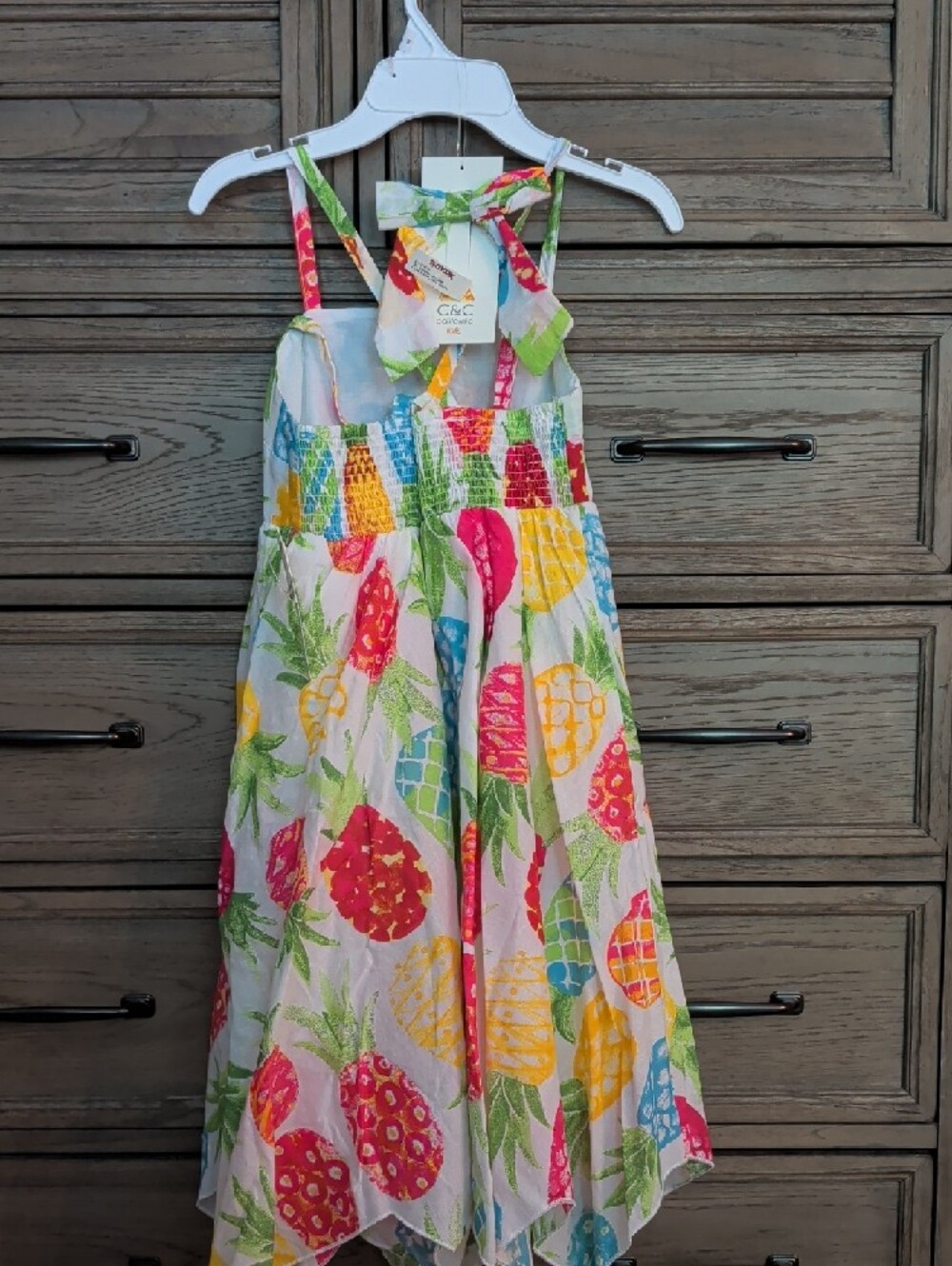 C&C California Bright Pineapple Print Sundress - Picture 2 of 3